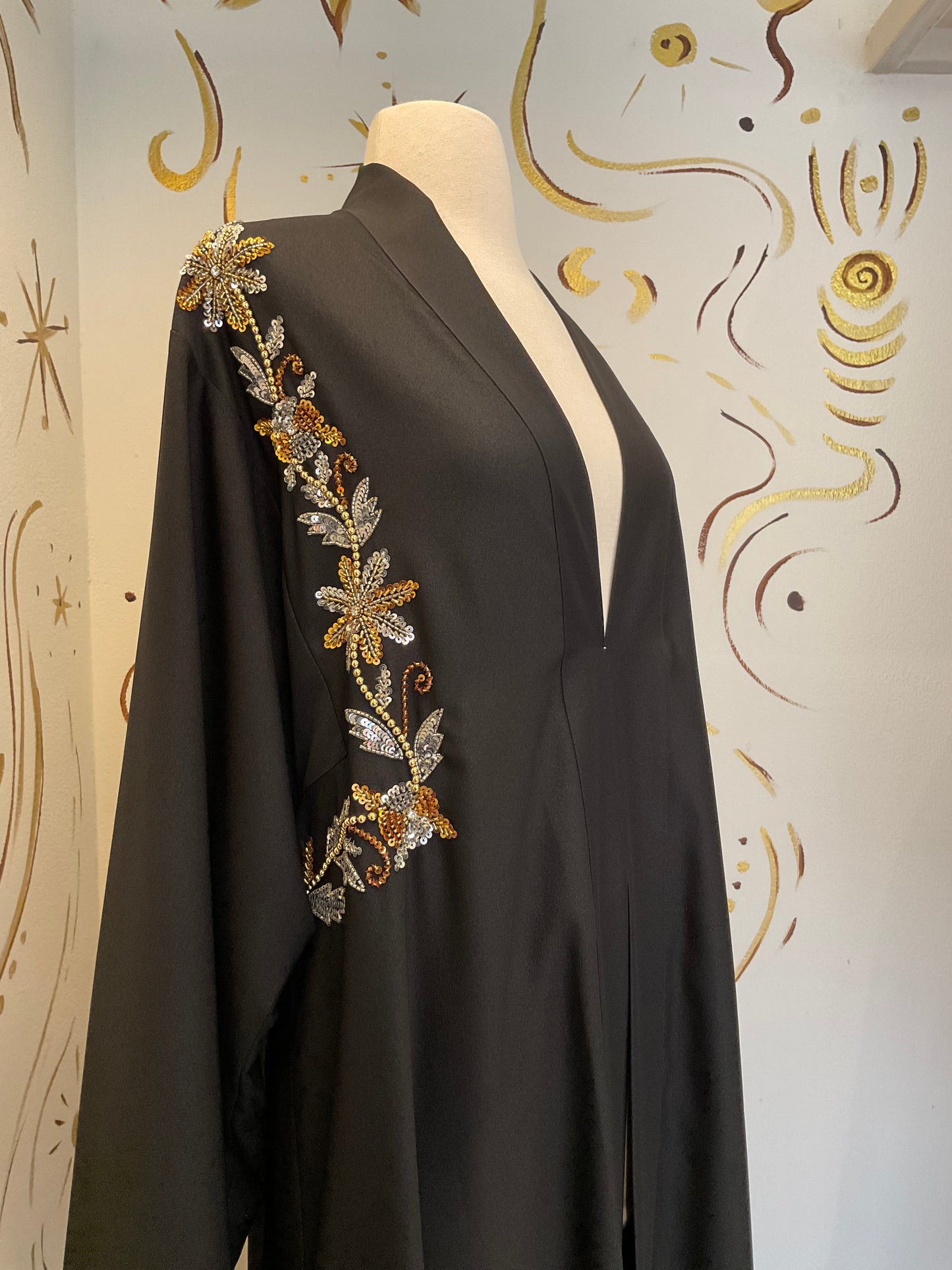 Classic Beaded Abaya