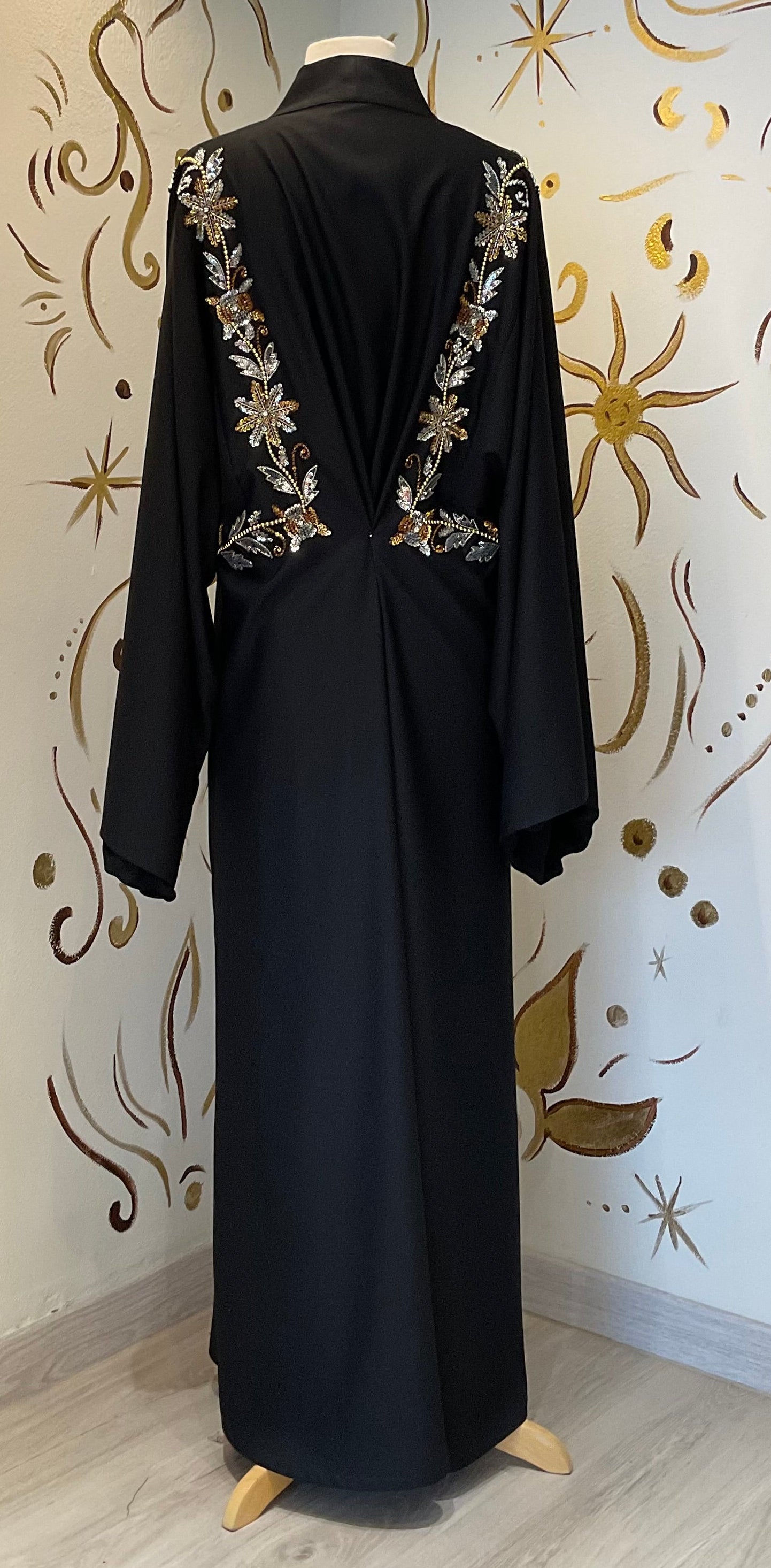 Classic Beaded Abaya
